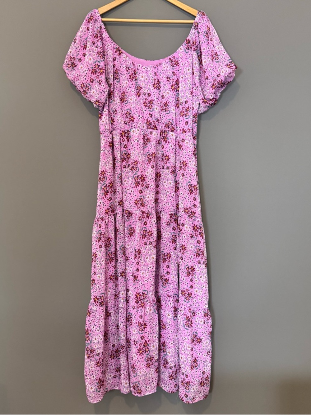 Draper James Pink Floral Maxi Dress - Picture 4 of 11